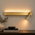 Brilagi - LED zidna reflektorska svjetiljka ARLIX LED/3W/230V + LED/7W zlatna CRI 90