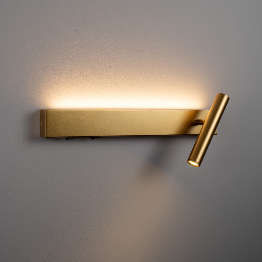 BRILAGI - LED zidna reflektorska svjetiljka ARLIX LED/3W/230V + LED/7W zlatna CRI 90