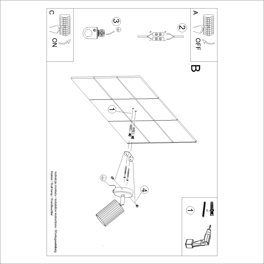 Brilagi - LED zidna reflektorska svjetiljka CRESTO 1xGU10/10W/230V tirkizna