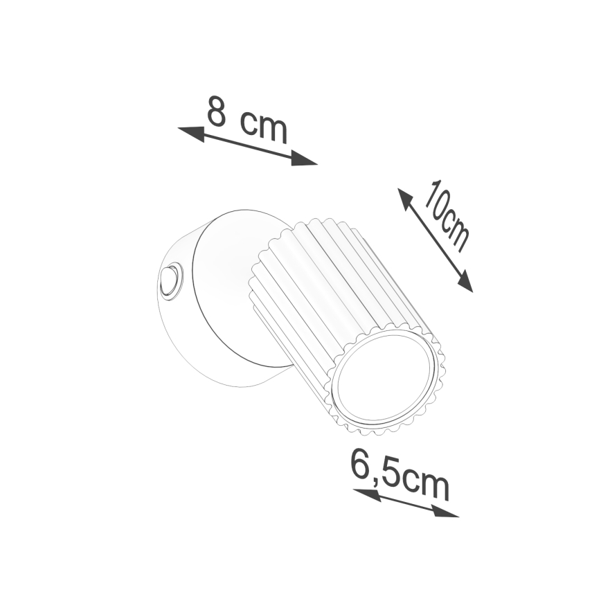 Brilagi - LED zidna reflektorska svjetiljka CRESTO 1xGU10/10W/230V zelena