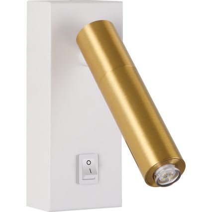 Brilagi - LED Zidna reflektorska svjetiljka MAYA 1xG9/7W/230V bijela/zlatna