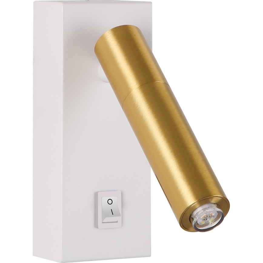 Brilagi - LED Zidna reflektorska svjetiljka MAYA 1xG9/7W/230V bijela/zlatna