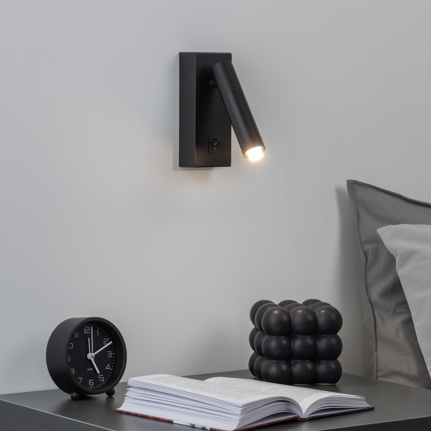 Brilagi - LED Zidna reflektorska svjetiljka MAYA 1xG9/7W/230V crna