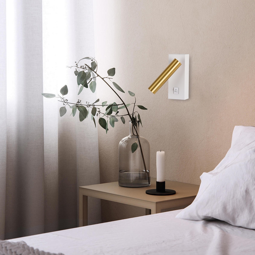 Brilagi - LED Zidna reflektorska svjetiljka MAYA LED/3W/230V 4000K bijela/zlatna