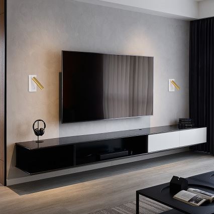 Brilagi - LED Zidna reflektorska svjetiljka MAYA LED/3W/230V 4000K bijela/zlatna