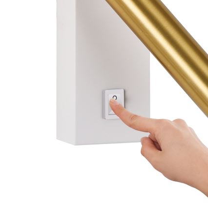 Brilagi - LED Zidna reflektorska svjetiljka MAYA LED/3W/230V 4000K bijela/zlatna