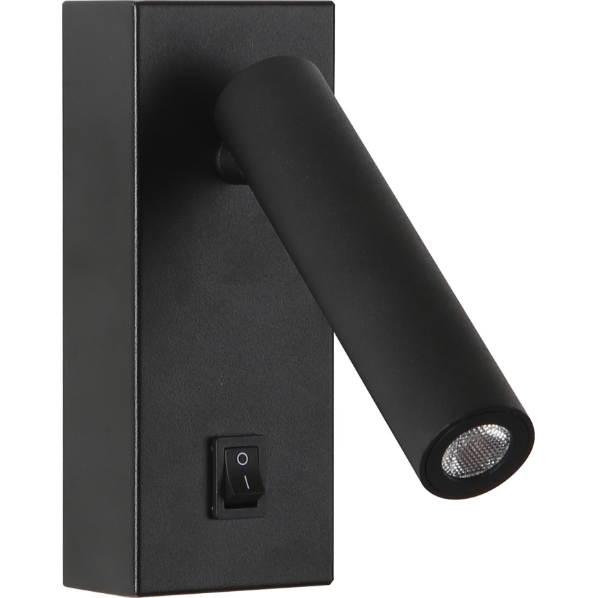 Brilagi - LED Zidna reflektorska svjetiljka MAYA LED/3W/230V 4000K crna