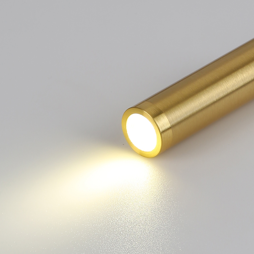 Brilagi - LED Zidna reflektorska svjetiljka MAYA LED/3W/230V 4000K crna/zlatna