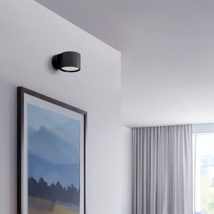 Brilagi - LED Zidna reflektorska svjetiljka STRIPY 1xGX53/15W/230V crna