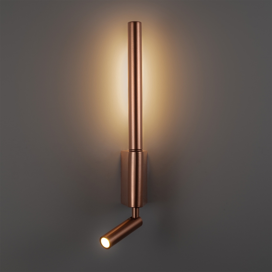 BRILAGI - LED zidna spot svjetiljka VIXON LED/3W/230V + LED/5W brončana CRI 90