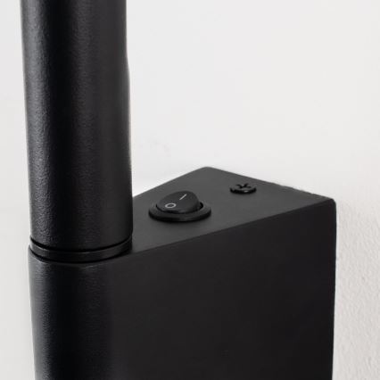 Brilagi - LED zidna reflektorska svjetiljka VIXON LED/3W/230V + LED/5W crna CRI 90