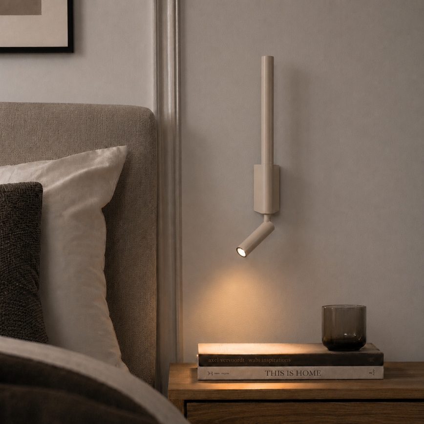 Brilagi - LED zidna spot svjetiljka VIXON LED/3W/230V + LED/5W bež CRI 90