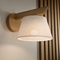Brilagi - LED  Zidna svjetiljka ANTHONY 1xE14/40W/230V hrast/bijela
