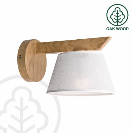 Brilagi - LED  Zidna svjetiljka ANTHONY 1xE14/40W/230V hrast/bijela