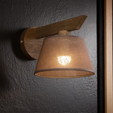 Brilagi - LED  Zidna svjetiljka ANTHONY 1xE14/40W/230V hrast/smeđa