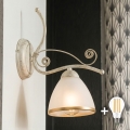 Brilagi - LED zidna svjetiljka ANTICO 1xE27/60W/230V bijela patina
