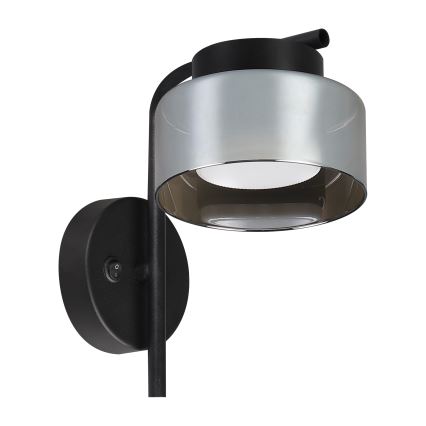 Brilagi - LED Zidna svjetiljka AURA LUX 1xGX53/30W/230V crna/dimljena