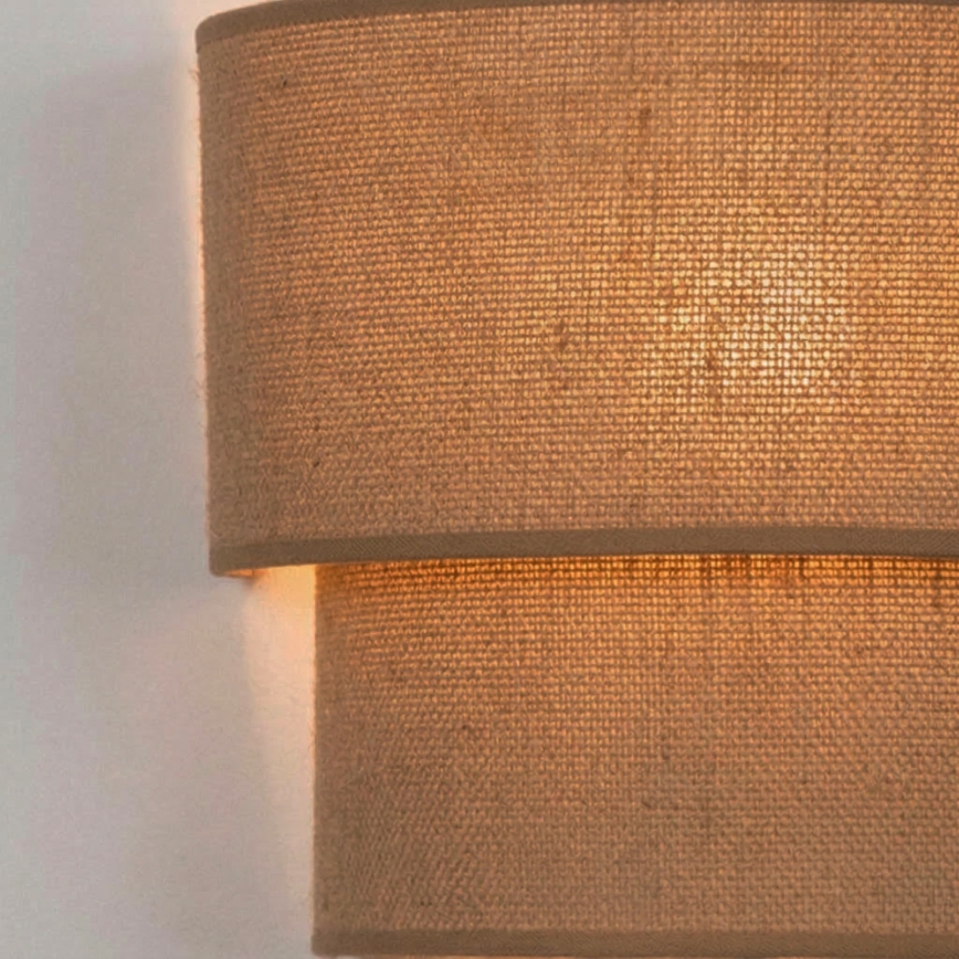 Brilagi - LED zidna svjetiljka BOHO ECO 1xE27/10W/230V bež