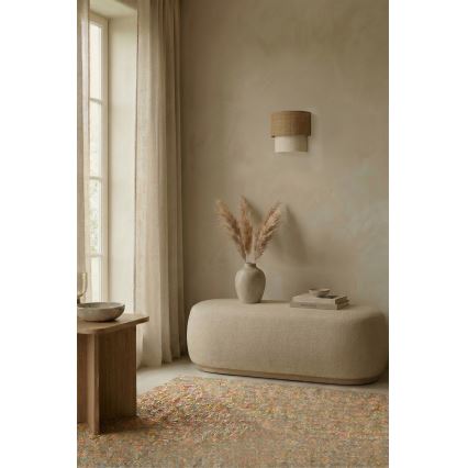 Brilagi - LED zidna svjetiljka BOHO ECO 1xE27/10W/230V bež/krem