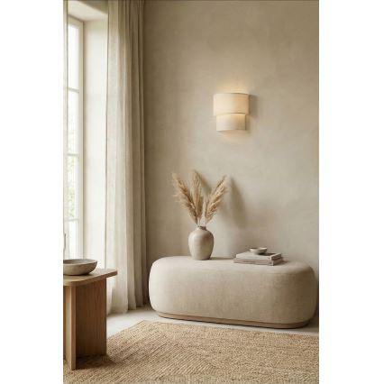 Brilagi - LED zidna svjetiljka BOHO ECO 1xE27/10W/230V krem boje