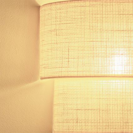 Brilagi - LED zidna svjetiljka BOHO ECO 1xE27/10W/230V krem boje