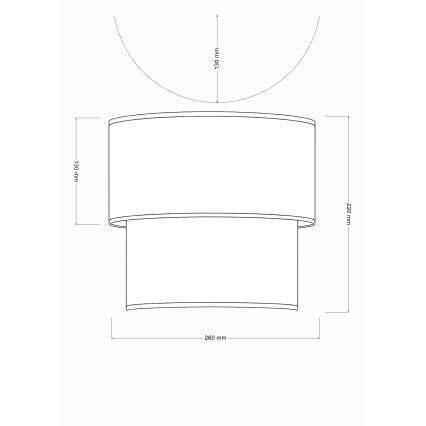 Brilagi - LED zidna svjetiljka BOHO ECO 1xE27/10W/230V krem boje