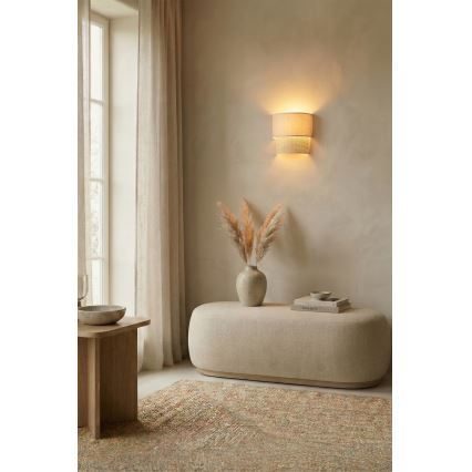 Brilagi - LED zidna svjetiljka BOHO ECO 1xE27/10W/230V krem