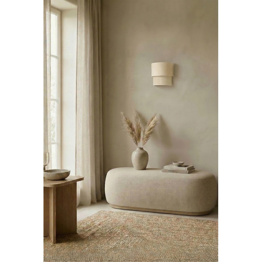 Brilagi - LED zidna svjetiljka BOHO ECO 1xE27/10W/230V krem