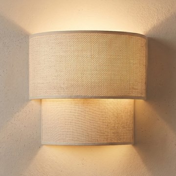 Brilagi - LED zidna svjetiljka BOHO ECO 1xE27/10W/230V krem