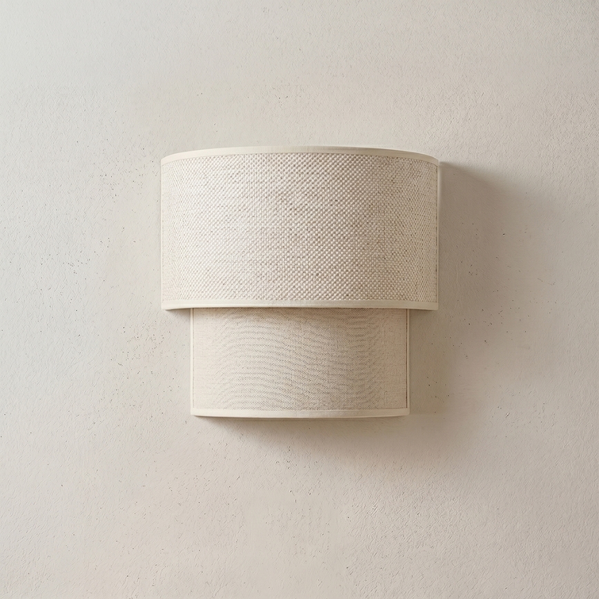 Brilagi - LED zidna svjetiljka BOHO ECO 1xE27/10W/230V krem