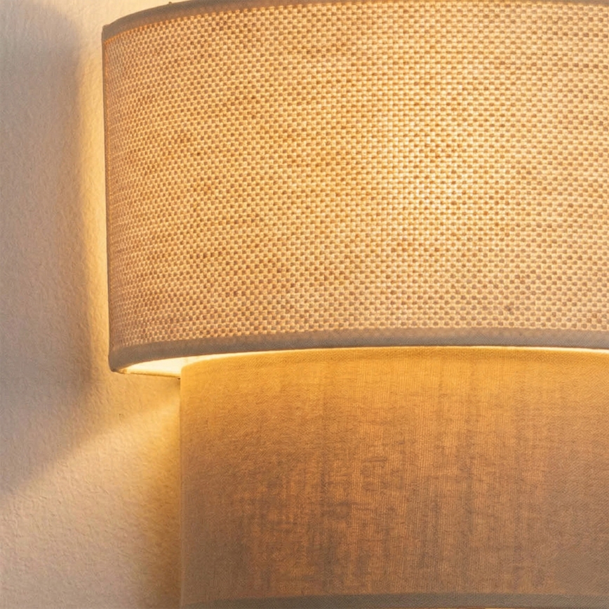 Brilagi - LED zidna svjetiljka BOHO ECO 1xE27/10W/230V krem