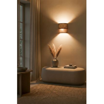 Brilagi - LED zidna svjetiljka BOHO ECO 1xE27/10W/230V smeđa
