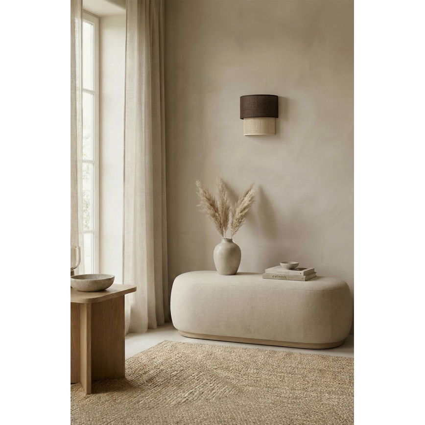 Brilagi - LED zidna svjetiljka BOHO ECO 1xE27/10W/230V smeđa/krem