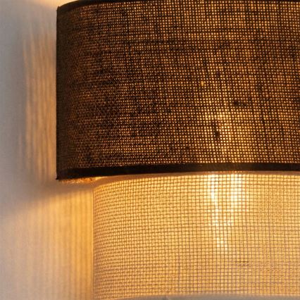 Brilagi - LED zidna svjetiljka BOHO ECO 1xE27/10W/230V smeđa/krem