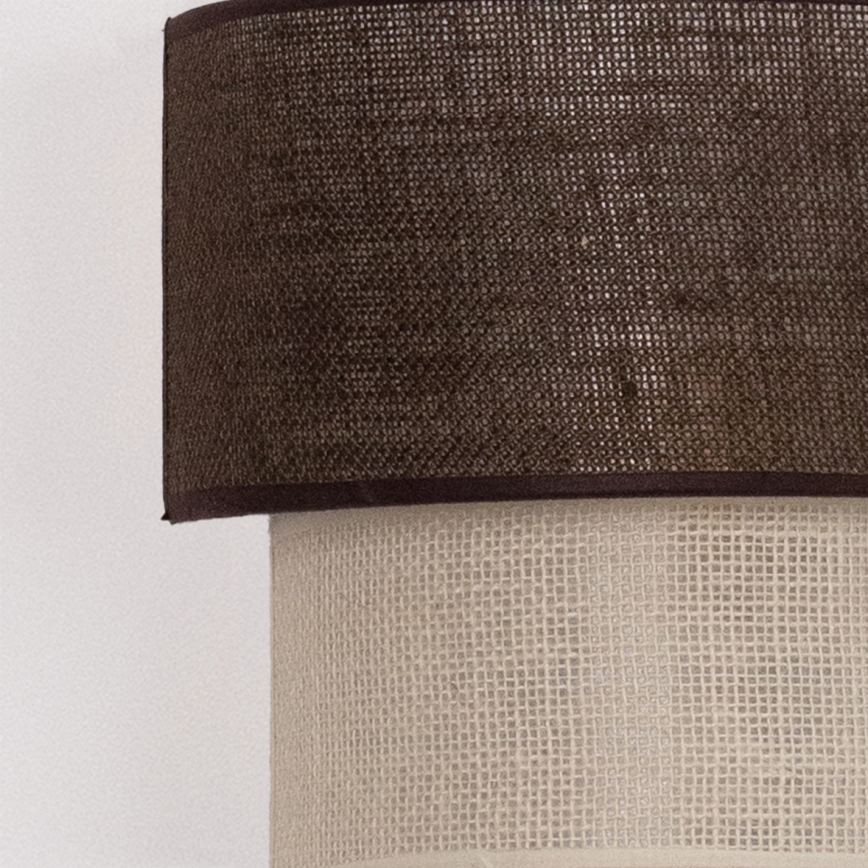 Brilagi - LED zidna svjetiljka BOHO ECO 1xE27/10W/230V smeđa/krem