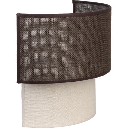 Brilagi - LED zidna svjetiljka BOHO ECO 1xE27/10W/230V smeđa/krem