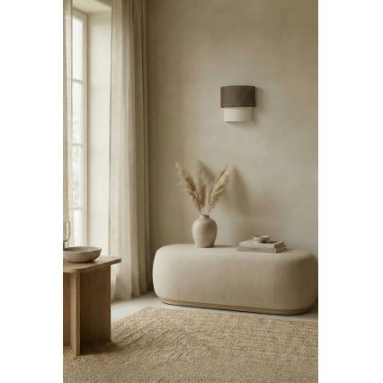 Brilagi - LED zidna svjetiljka BOHO ECO 1xE27/10W/230V smeđa/krem
