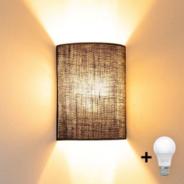 Brilagi - LED zidna svjetiljka BOHO STYLE 1xE27/15W/230V smeđa