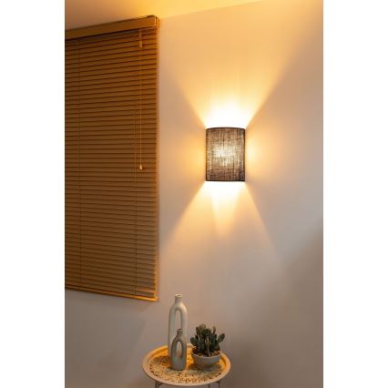 Brilagi - LED zidna svjetiljka BOHO STYLE 1xE27/15W/230V smeđa