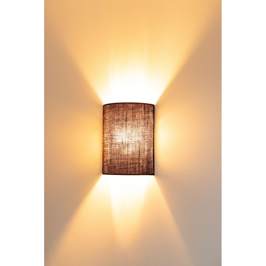 Brilagi - LED zidna svjetiljka BOHO STYLE 1xE27/15W/230V smeđa