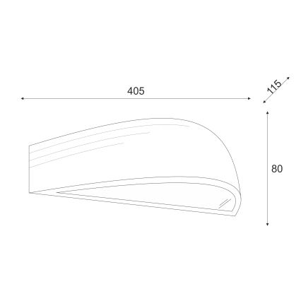Brilagi - LED zidna svjetiljka CARVALHO 1xE27/15W/230V hrast