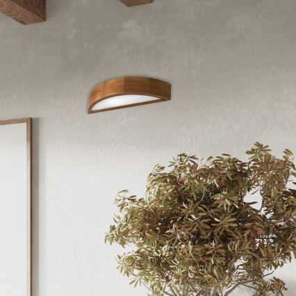 Brilagi - LED zidna svjetiljka CARVALHO 1xE27/15W/230V hrast-trešnja