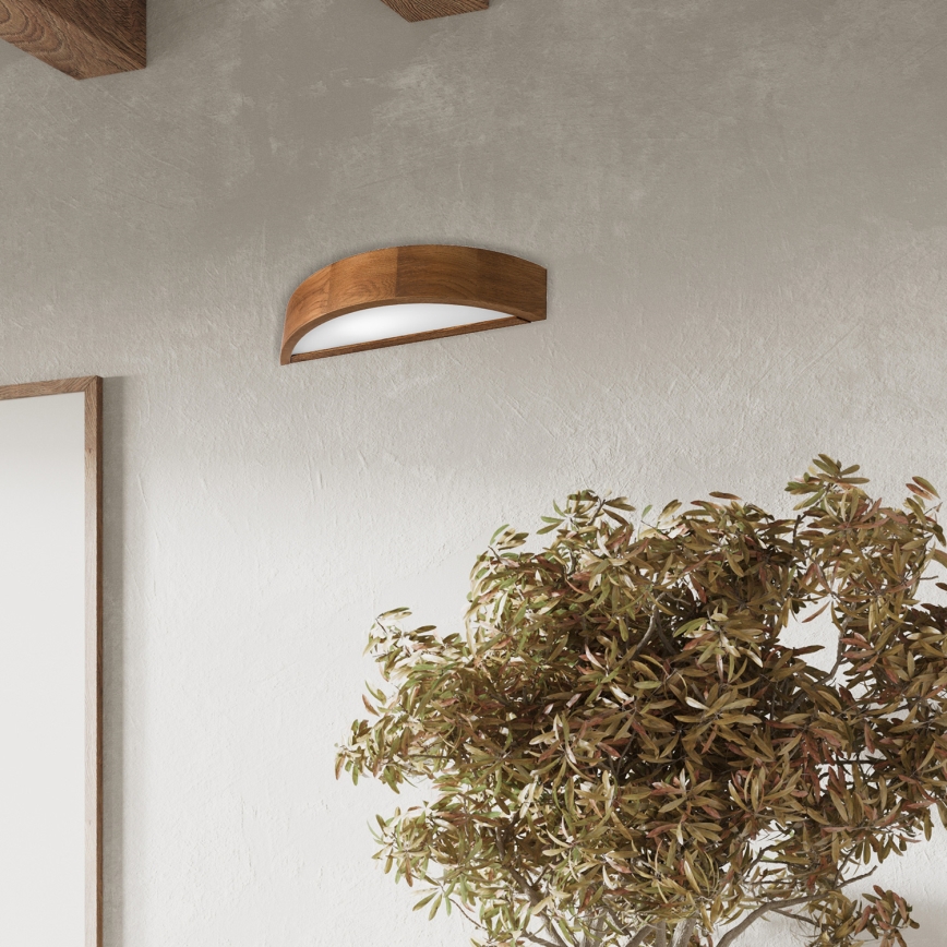 Brilagi - LED zidna svjetiljka CARVALHO 1xE27/15W/230V hrast-trešnja
