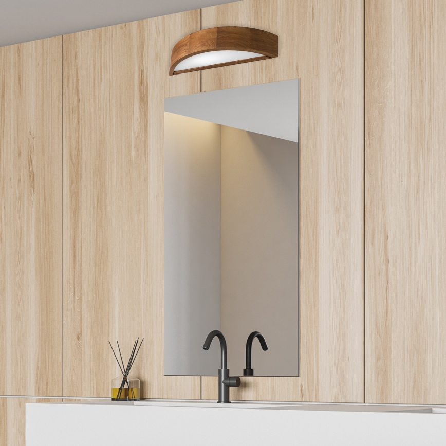 Brilagi - LED zidna svjetiljka CARVALHO 1xE27/15W/230V hrast-trešnja