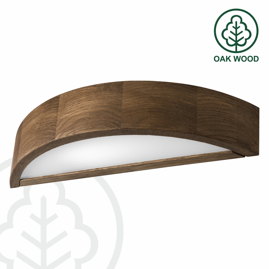 Brilagi - LED Zidna svjetiljka CARVALHO 1xE27/60W/230V hrast orah