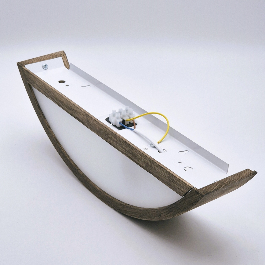 Brilagi - LED Zidna svjetiljka CARVALHO 1xE27/60W/230V hrast orah