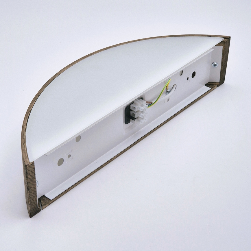 Brilagi - LED Zidna svjetiljka CARVALHO 1xE27/60W/230V hrast orah