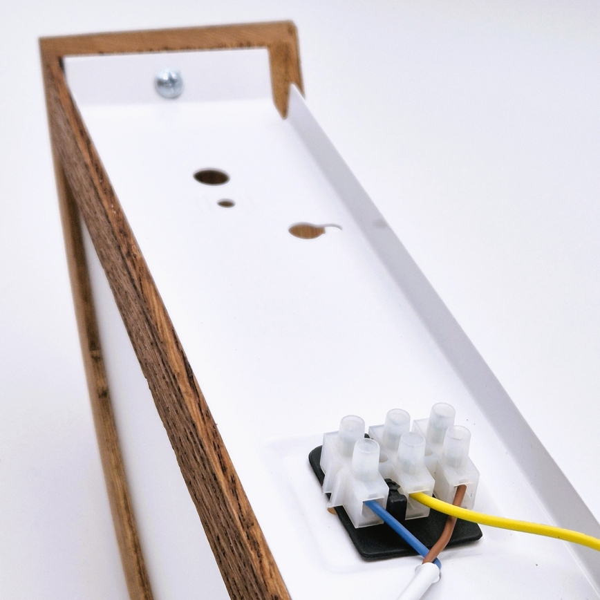 Brilagi - LED Zidna svjetiljka CARVALHO 1xE27/60W/230V hrast trešnja