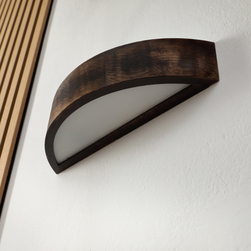 Brilagi - LED zidna svjetiljka CARVALHO SMOKEY 1xE27/60W/230V hrast