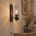 BRILAGI - LED Zidna svjetiljka COTTAGE 1xE14/40W/230V bukva/dimno siva